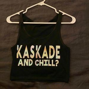 Custom made Kaskade crop top